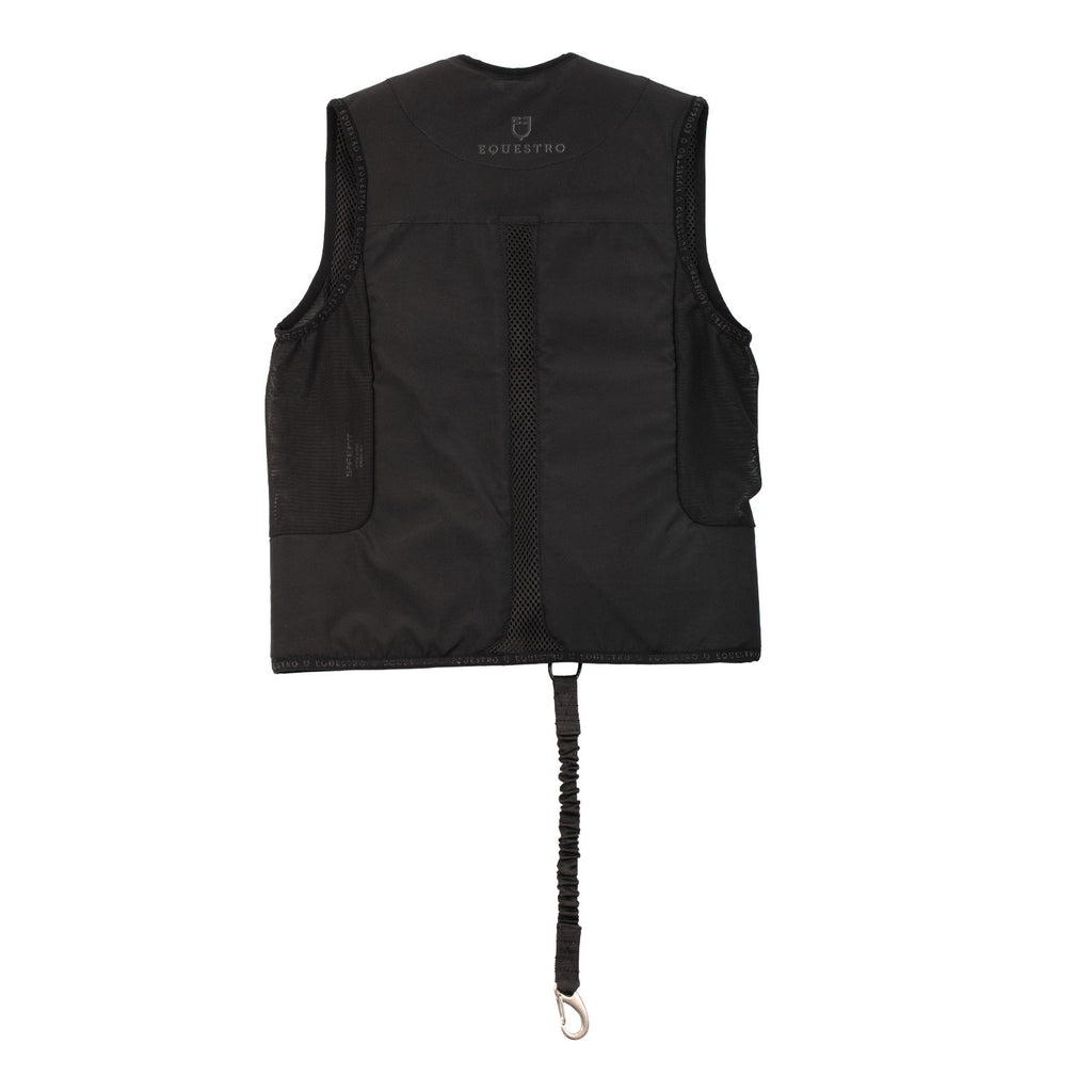 Airbag vest with back protection for kids (over 25 kg)