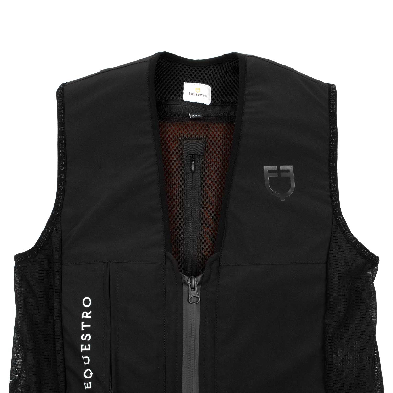 Airbag vest with back protection for kids (over 25 kg)