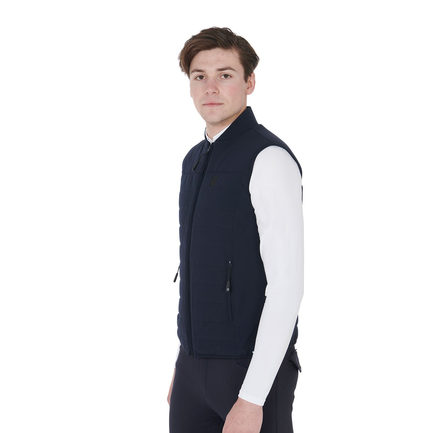Men's vest in breathable technical fabric