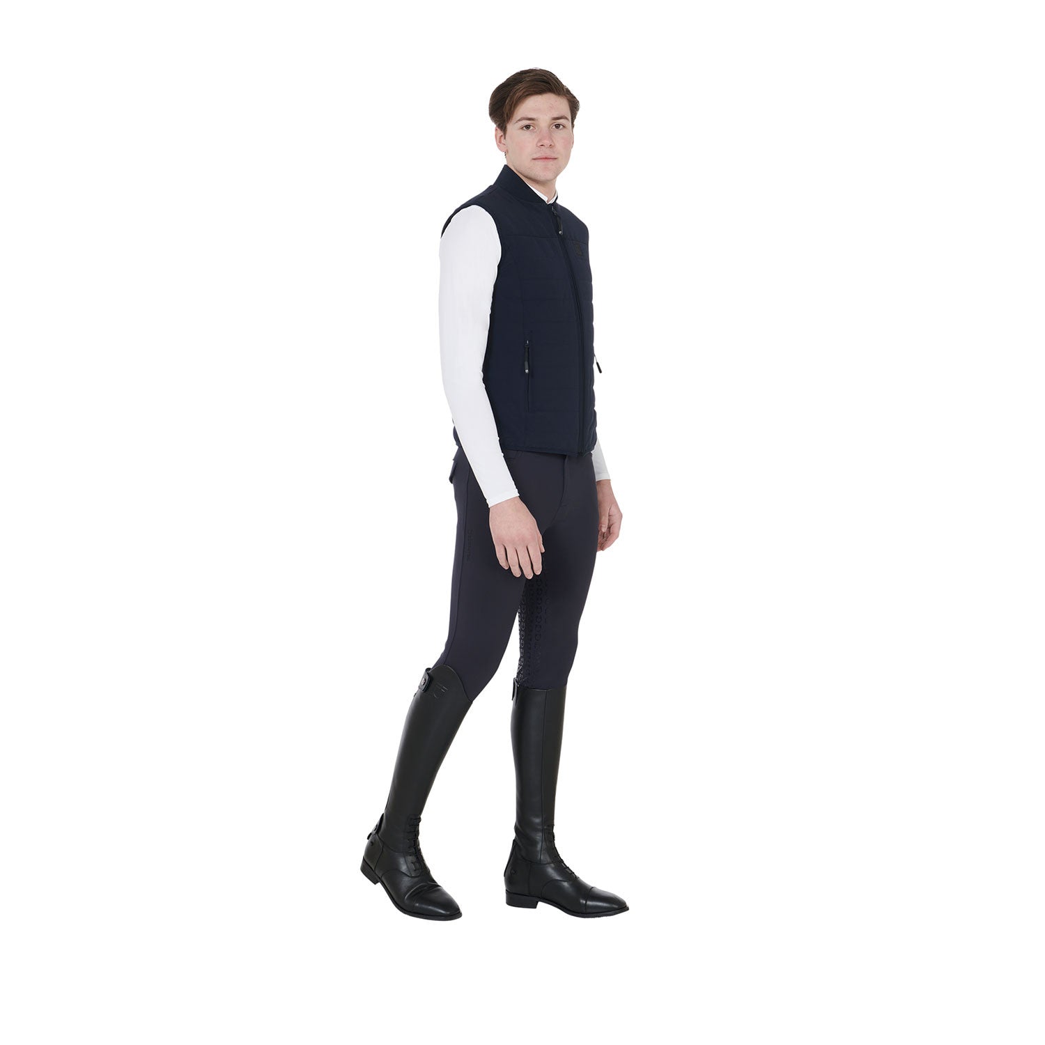Men's vest in breathable technical fabric