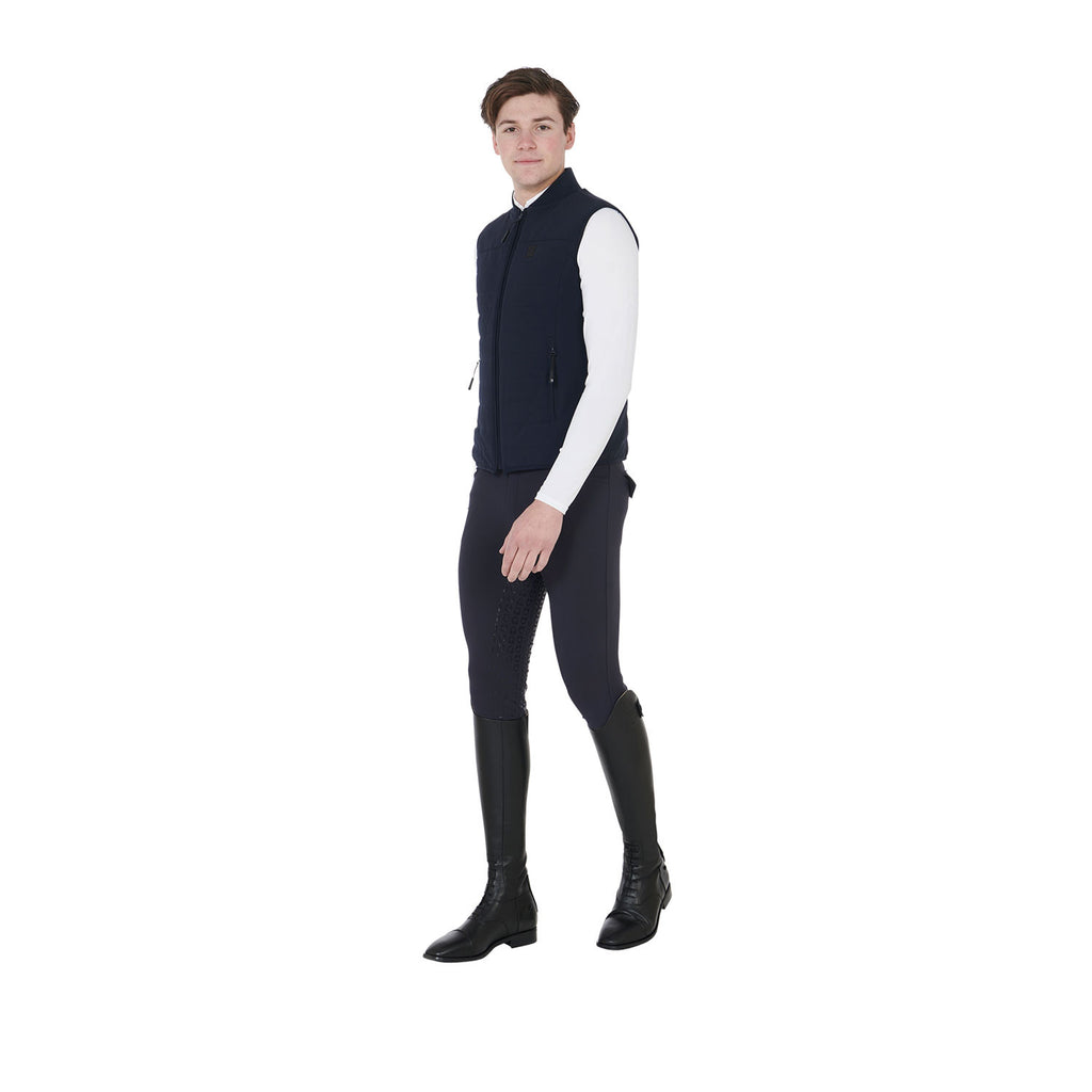 Men's vest in breathable technical fabric