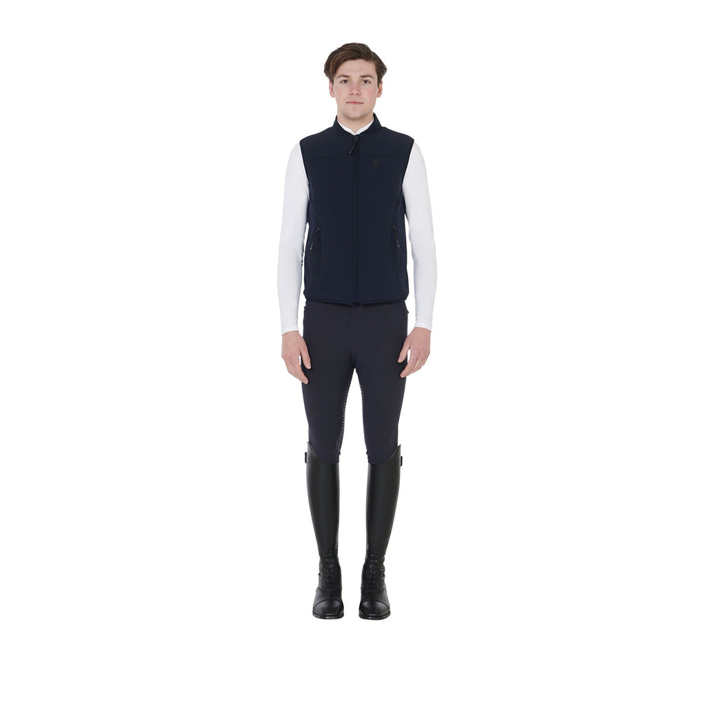 Men's vest in breathable technical fabric
