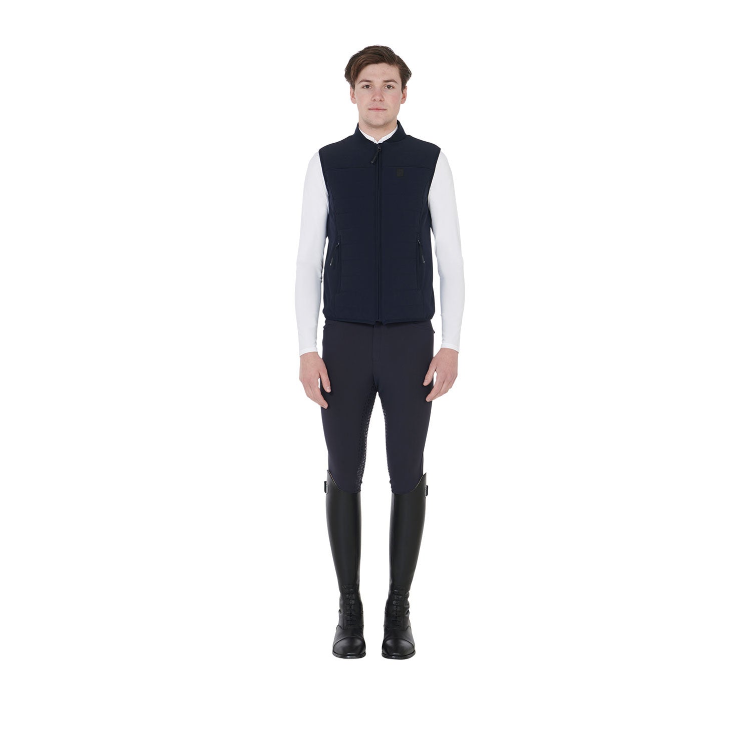Men's vest in breathable technical fabric
