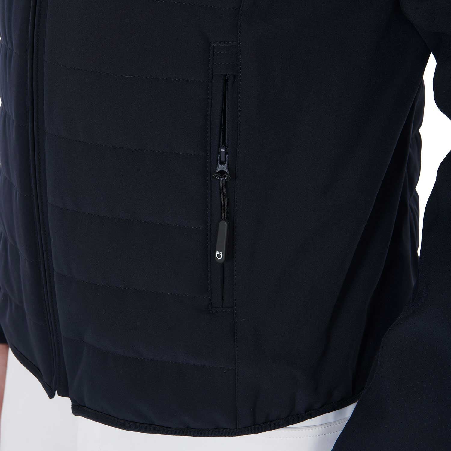 Men's jacket in perforated technical fabric