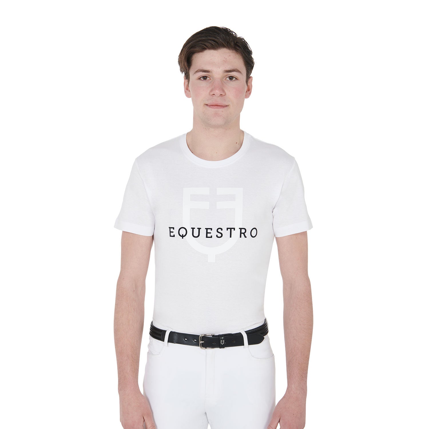 Men's slim fit t-shirt with logo on the chest