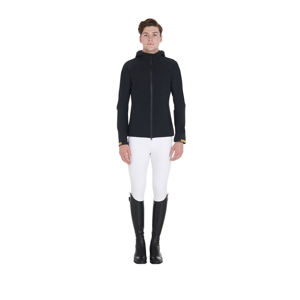 Men's jacket in breathable technical fabric
