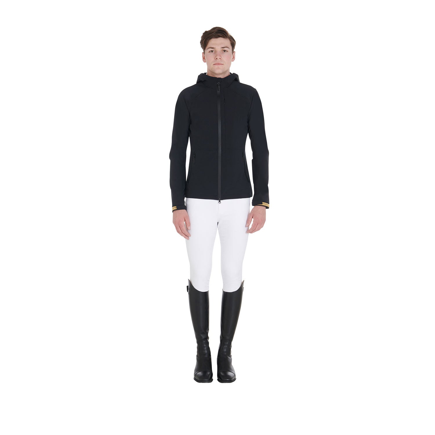 Men's jacket in breathable technical fabric
