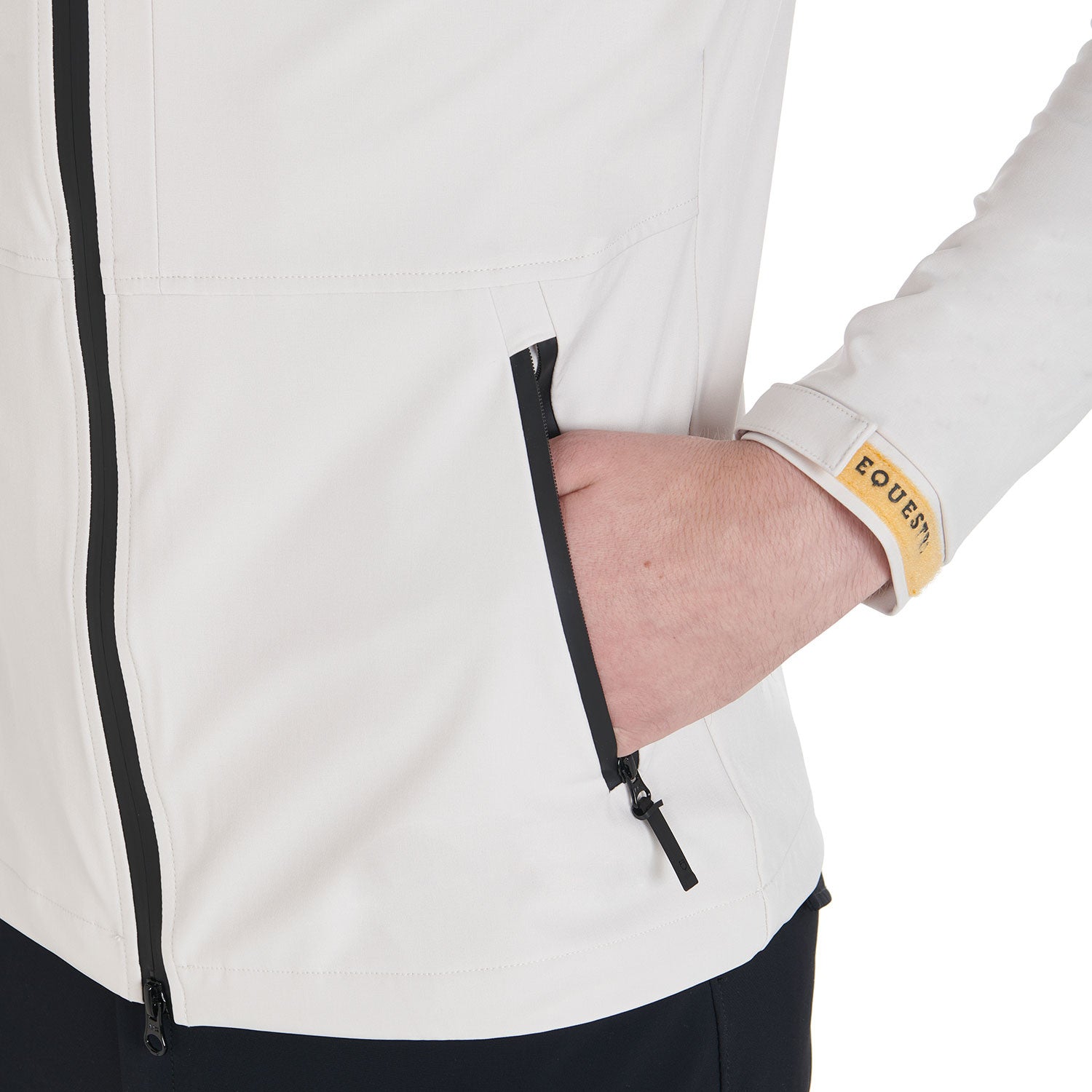 Men's jacket in breathable technical fabric