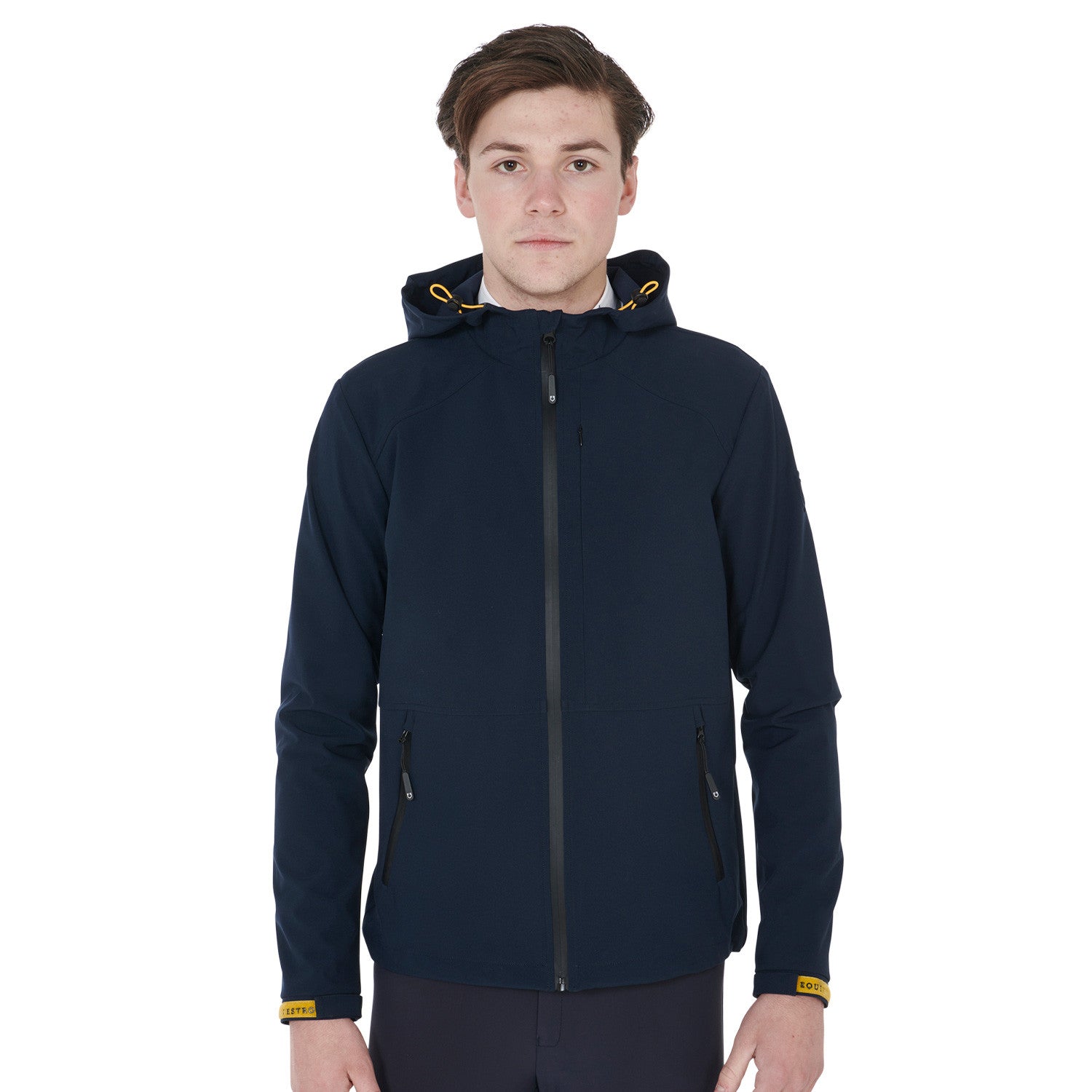 Equestro Men's jacket in breathable technical fabric