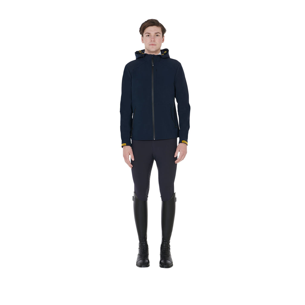 Men's jacket in breathable technical fabric