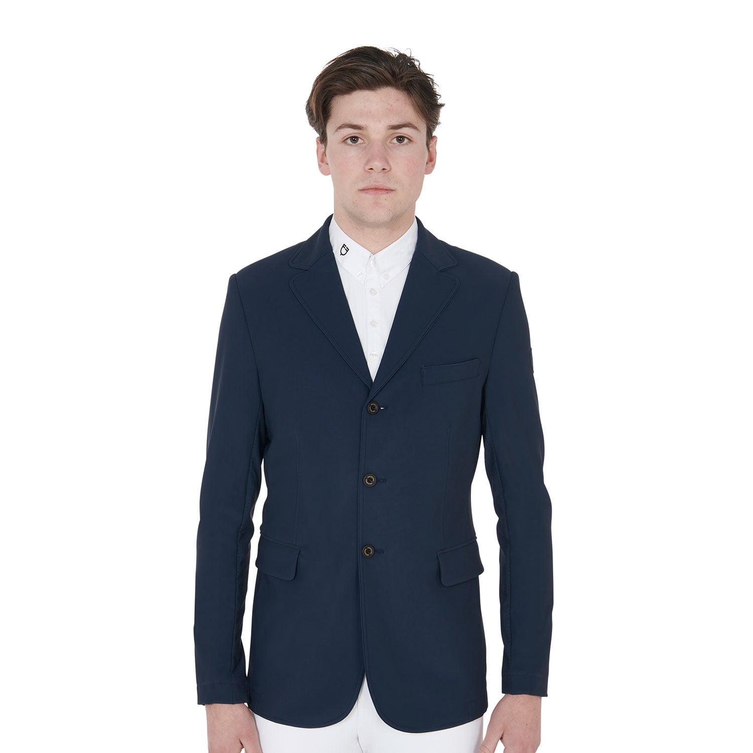 Equestro Men's competition perforated jacket