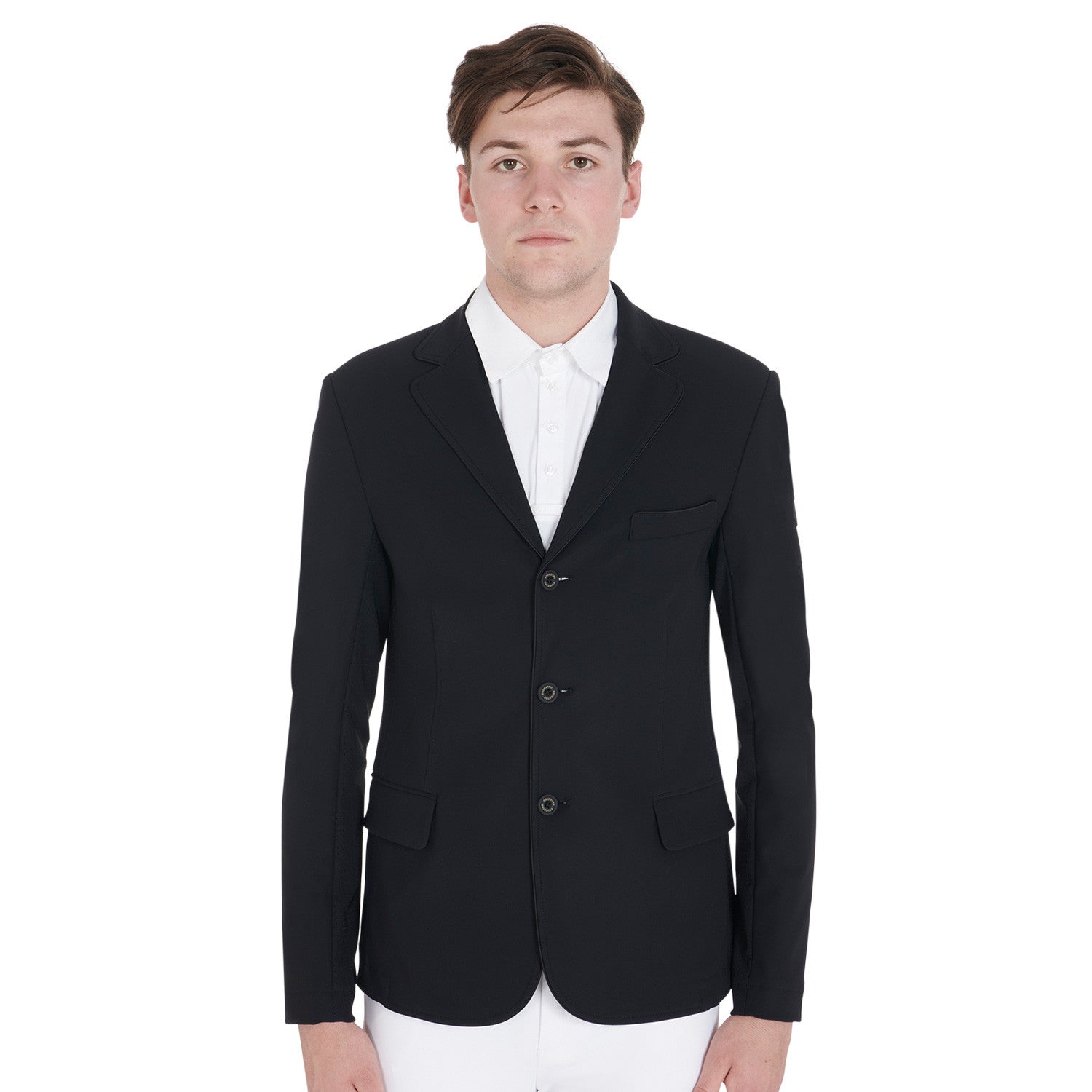 Equestro Men's competition perforated jacket