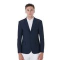Men's competition jacket three buttons perforated fabric