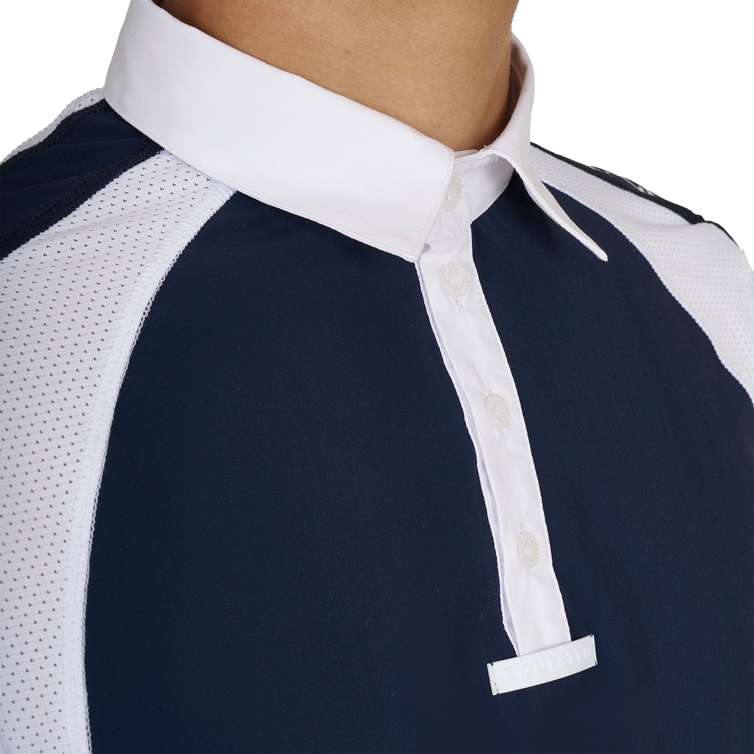 Men's slim fit competition polo shirt four buttons