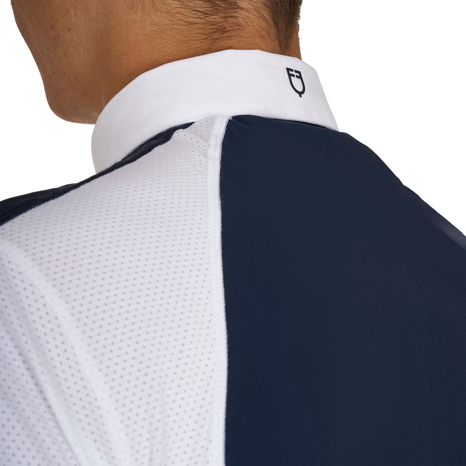 Men's slim fit competition polo shirt four buttons