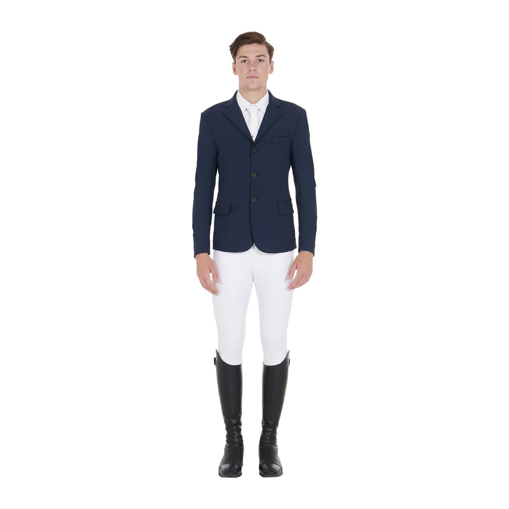 Men's competition jacket with side zip pocket