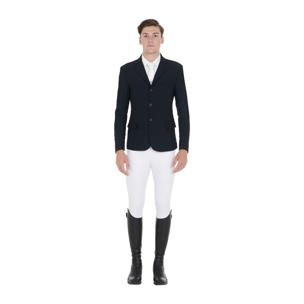 Men's competition jacket with side zip pocket