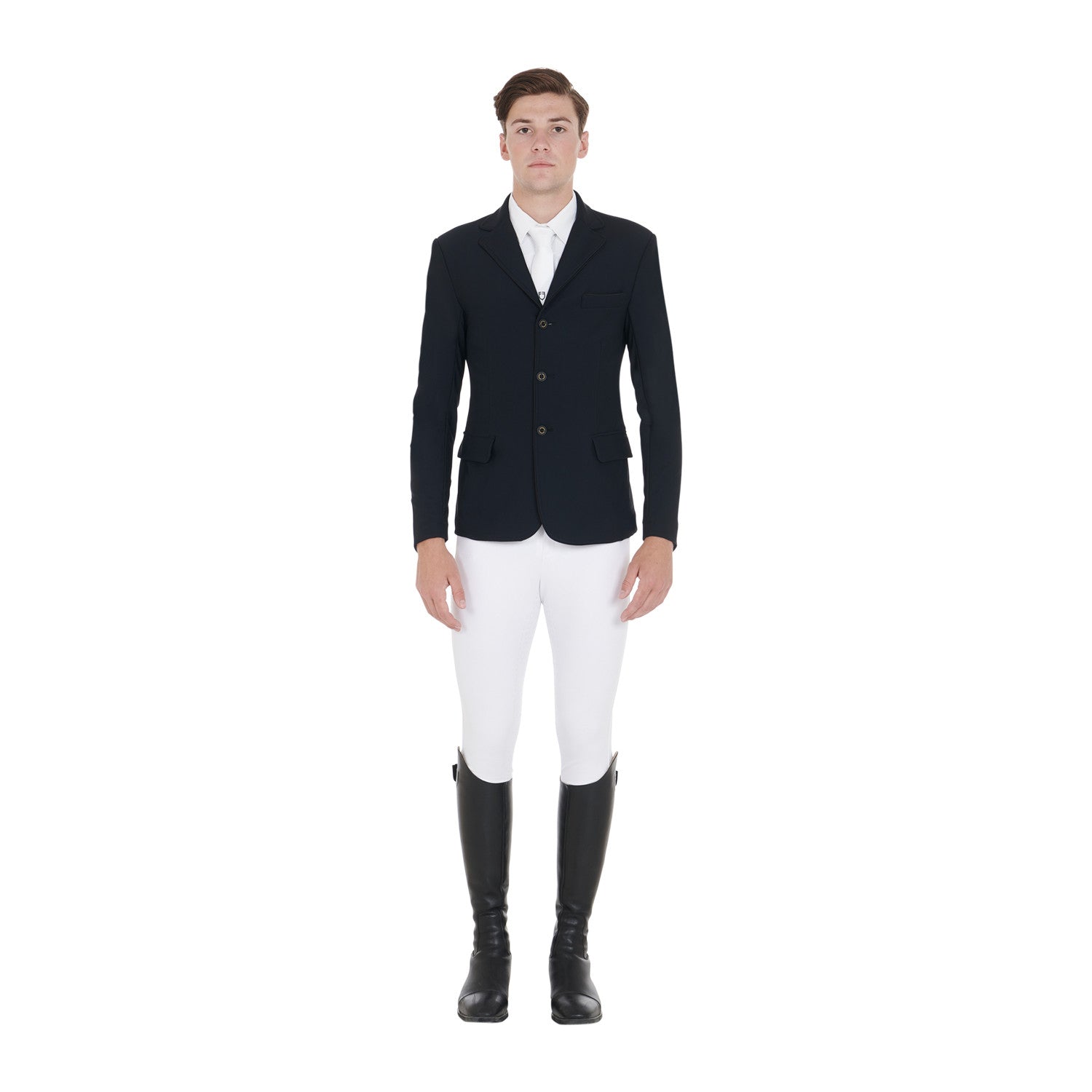 Men's competition jacket with side zip pocket