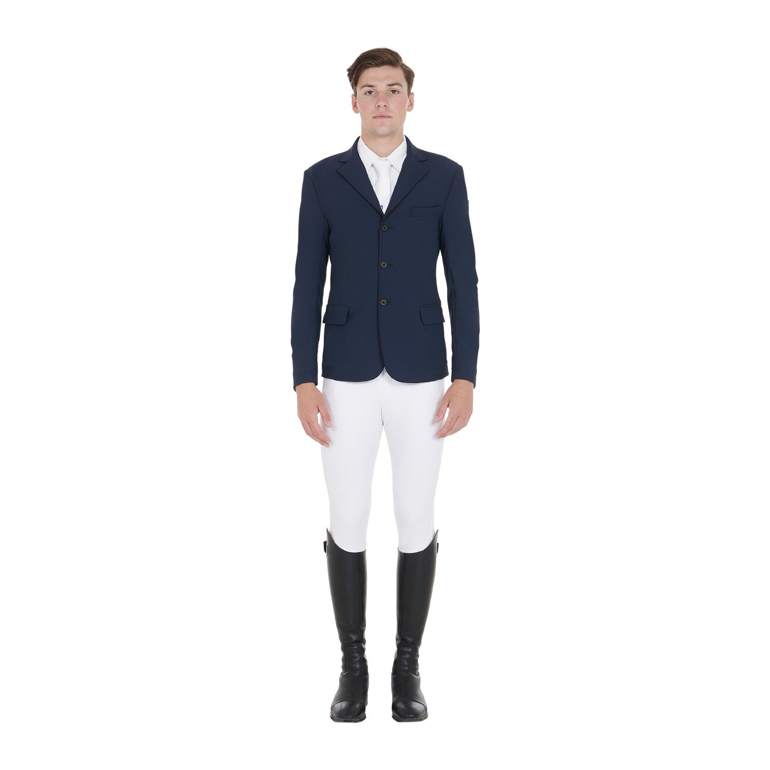 Men's competition jacket with side zip pocket
