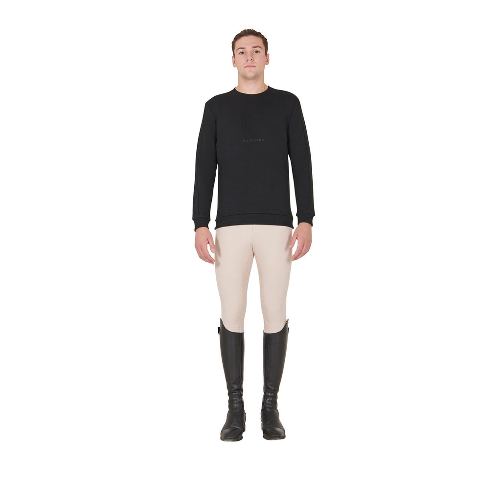 Men's cotton sweatshirt with logo