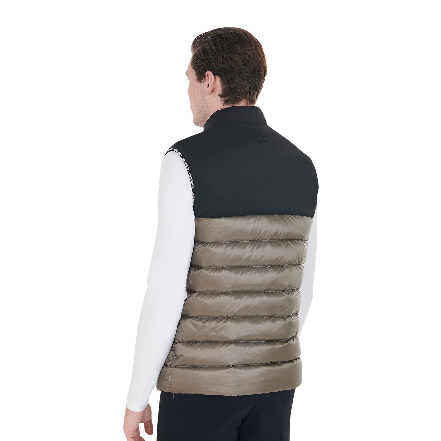 Men's bi-material vest silicone patch