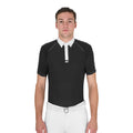 Men's slim fit short sleeve competition polo shirt
