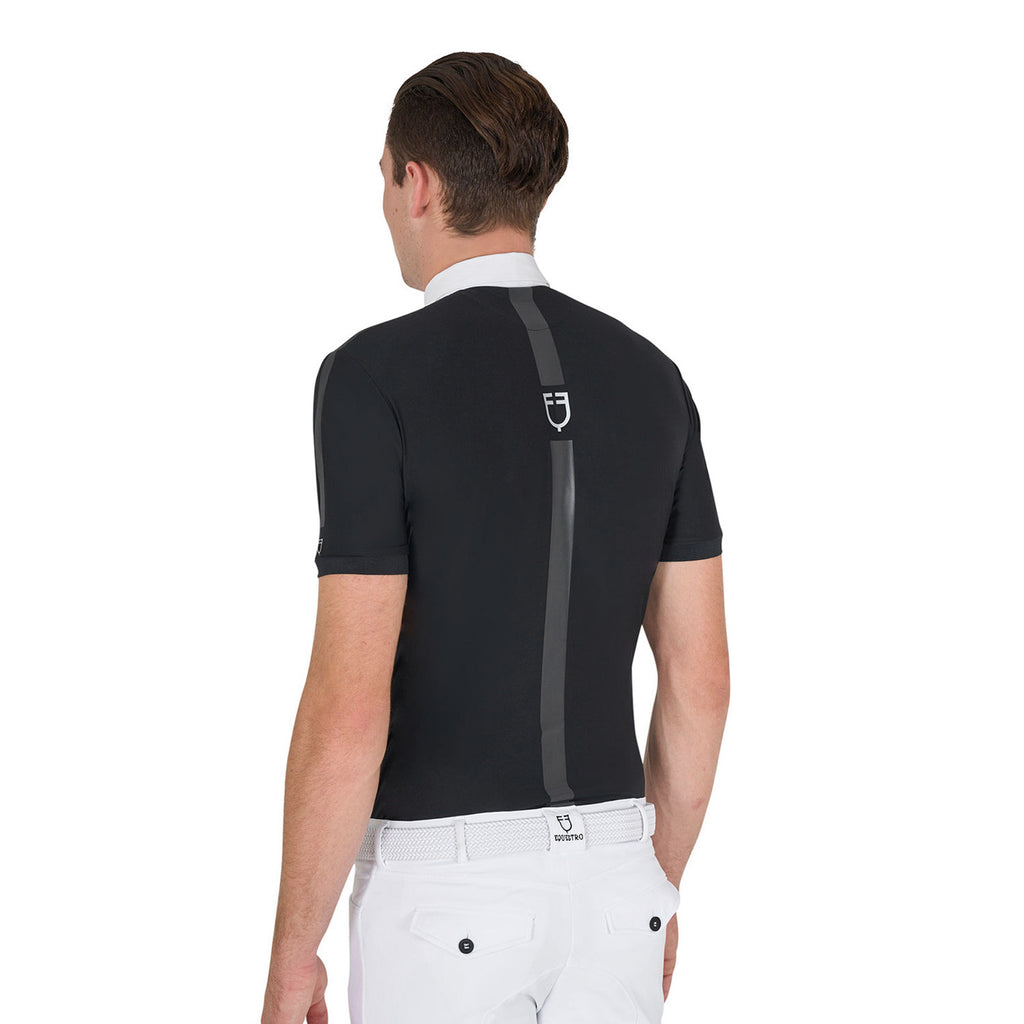 Men's slim fit short sleeve competition polo shirt