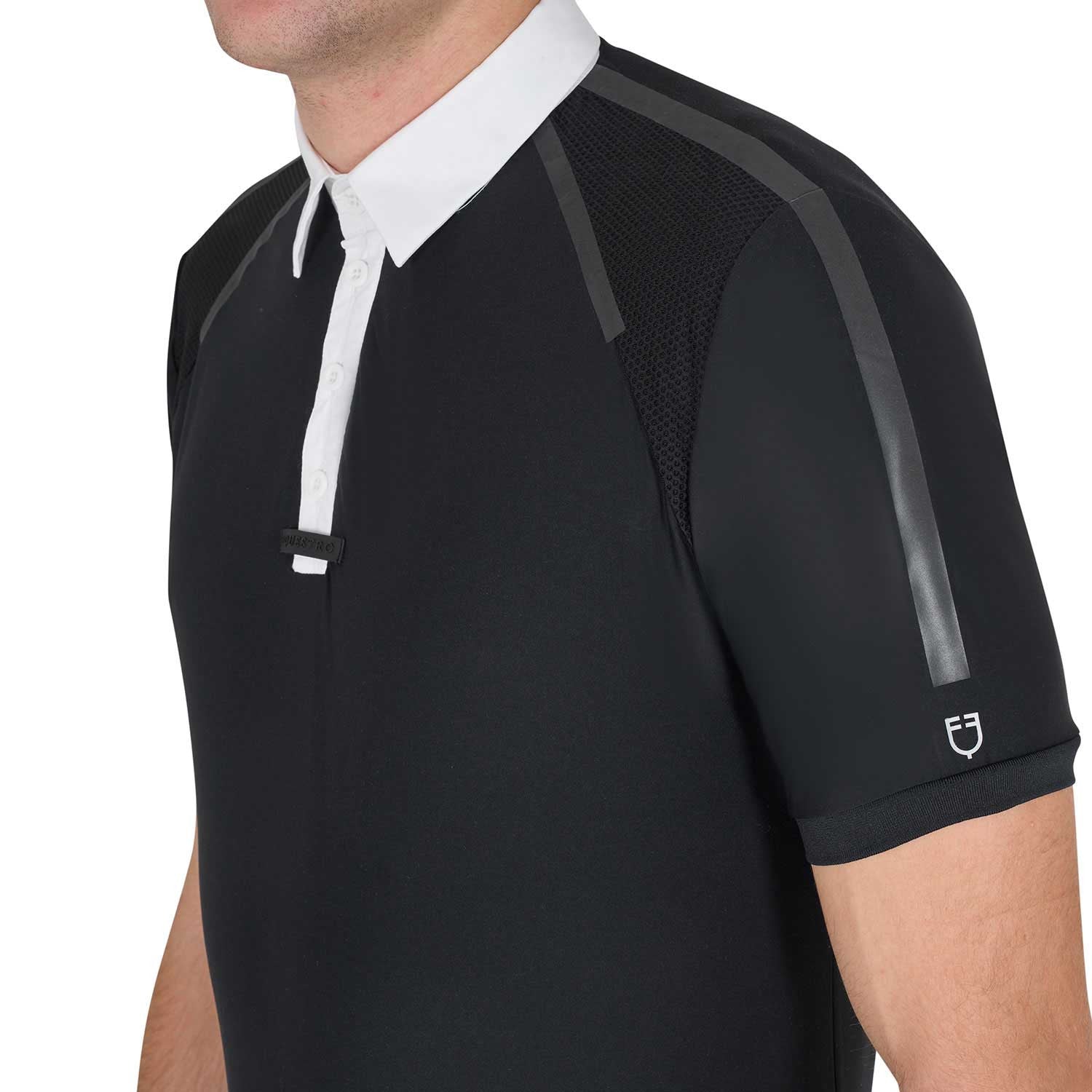 Men's slim fit short sleeve competition polo shirt