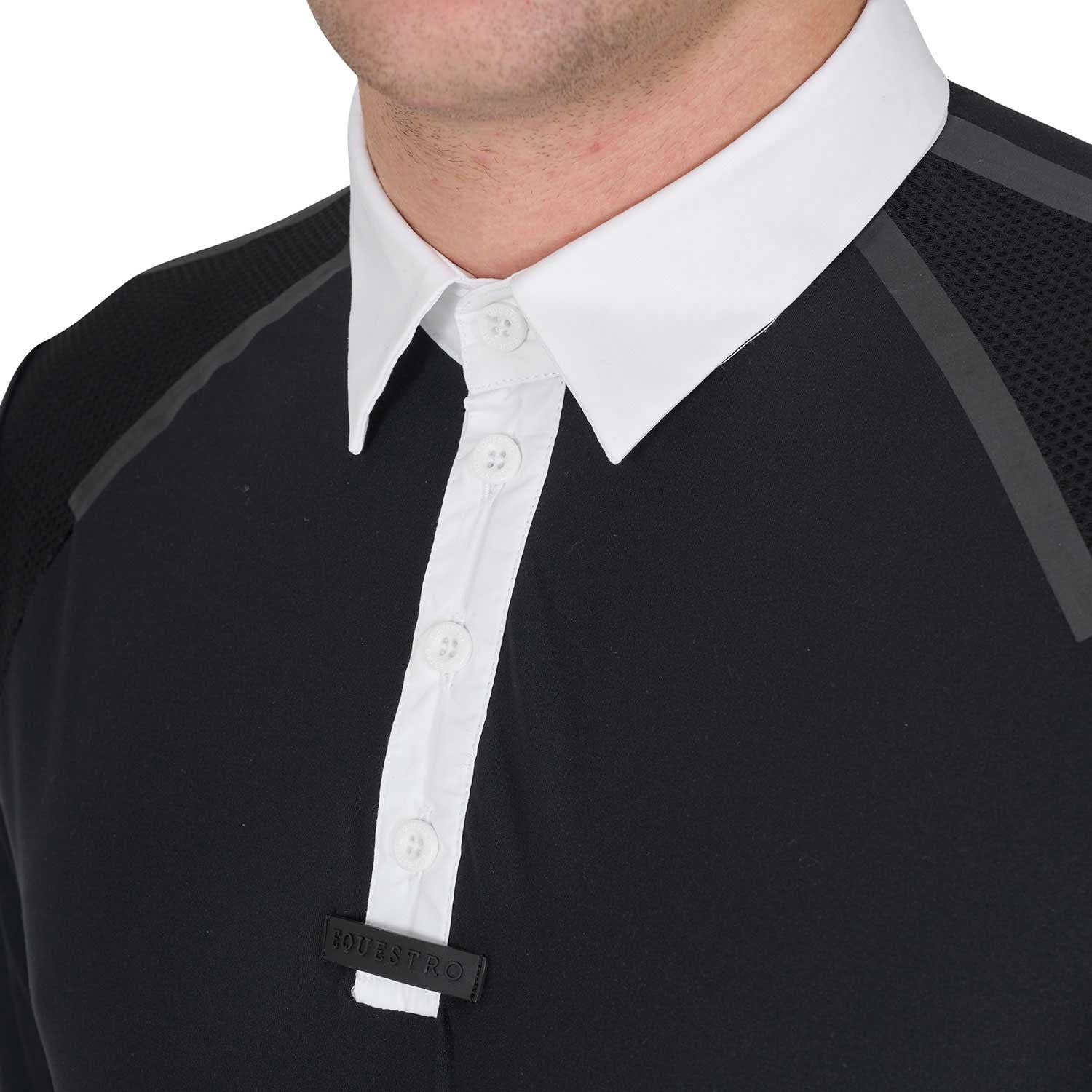 Men's slim fit short sleeve competition polo shirt