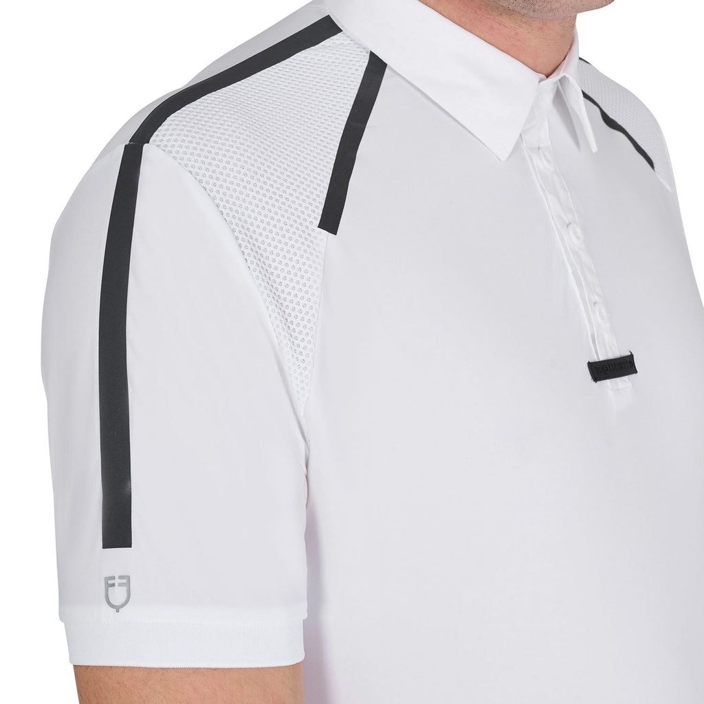 Men's slim fit short sleeve competition polo shirt
