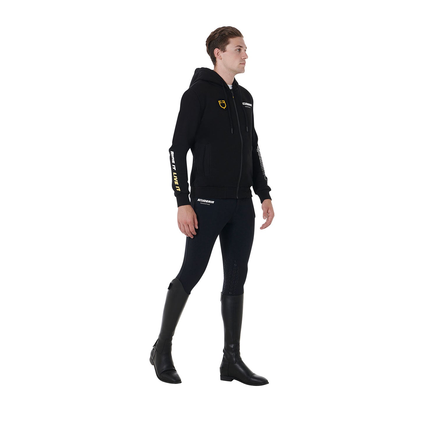 Scuderia Equestro men's hooded sweatshirt fleece