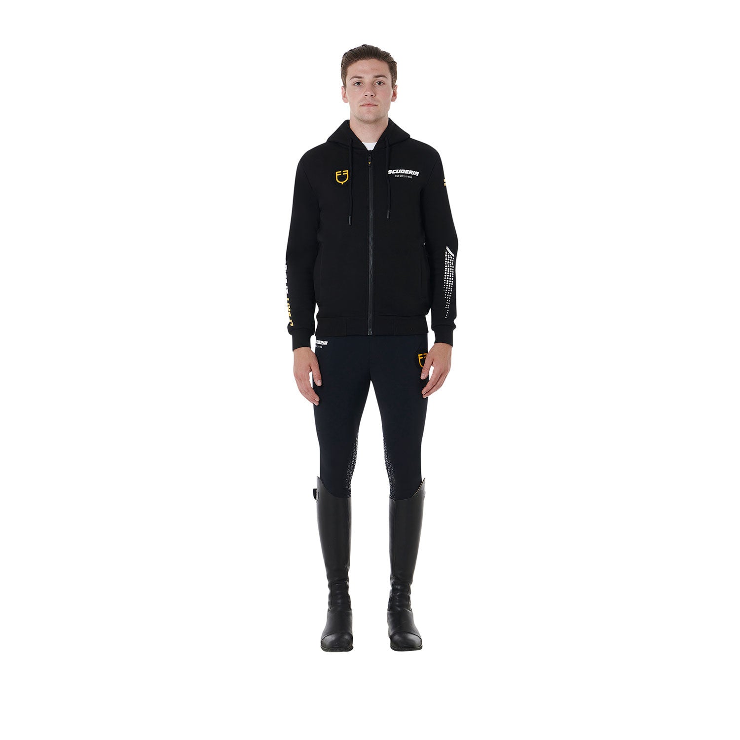 Scuderia Equestro men's hooded sweatshirt fleece