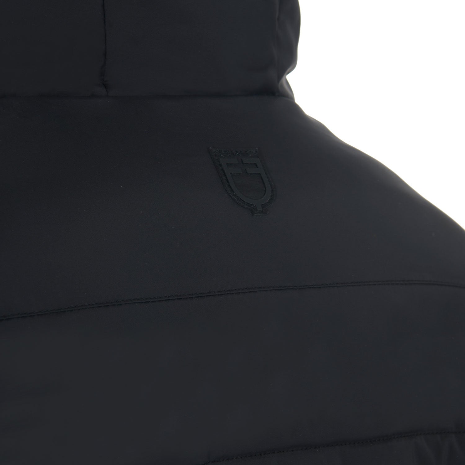 Men's stretch fabric down jacket silicone patch