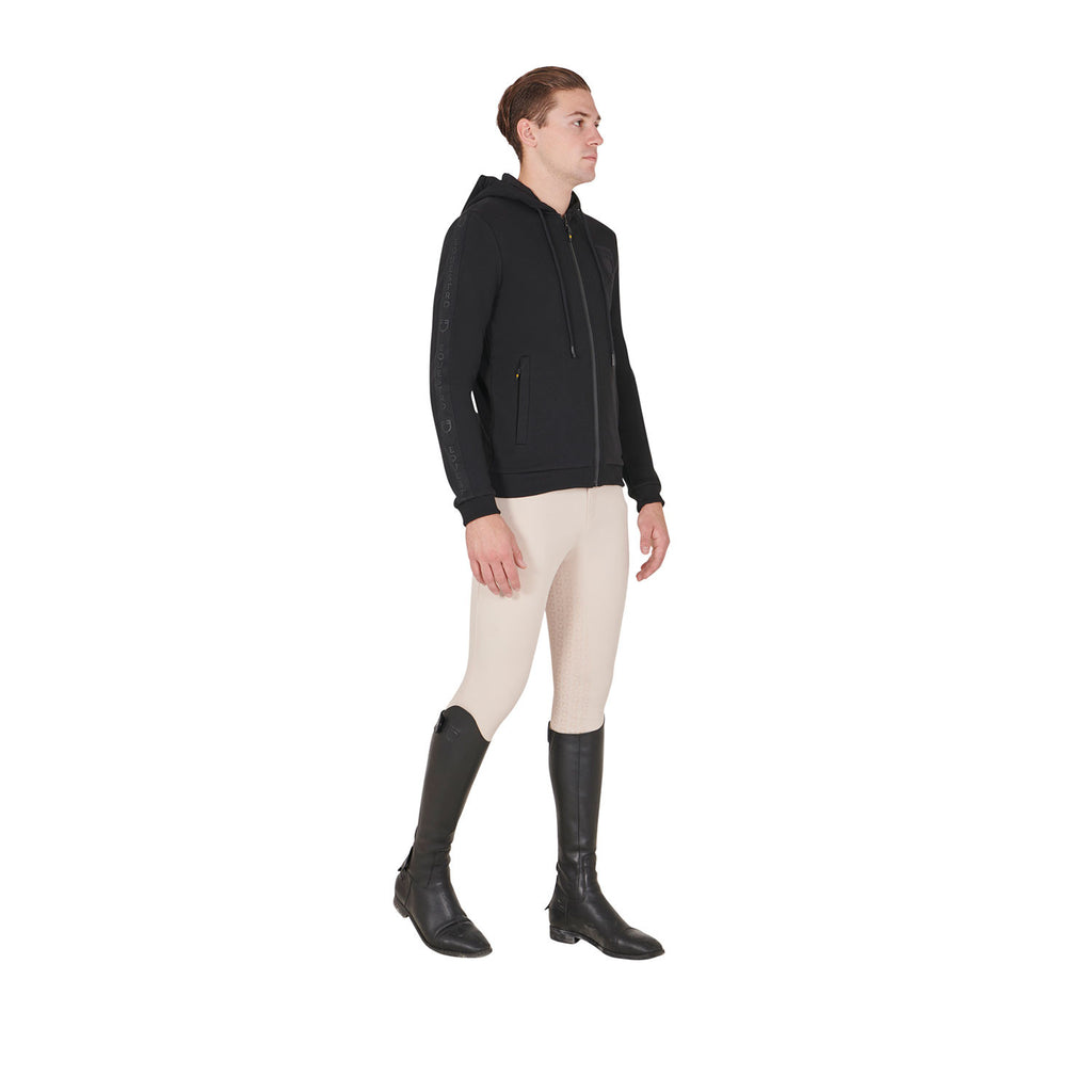 Men's hooded sweatshirt fleece inside