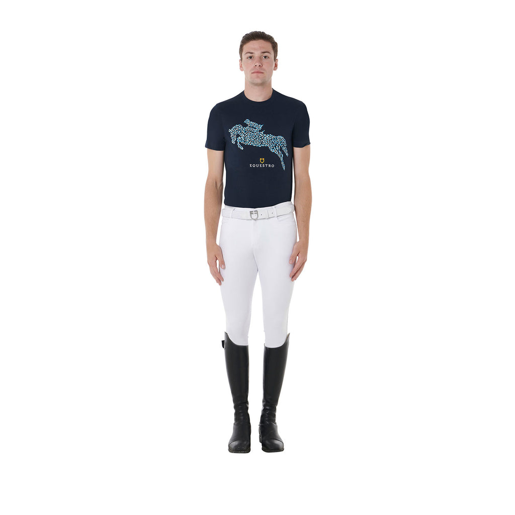 Men's slim fit Jump print cotton t-shirt