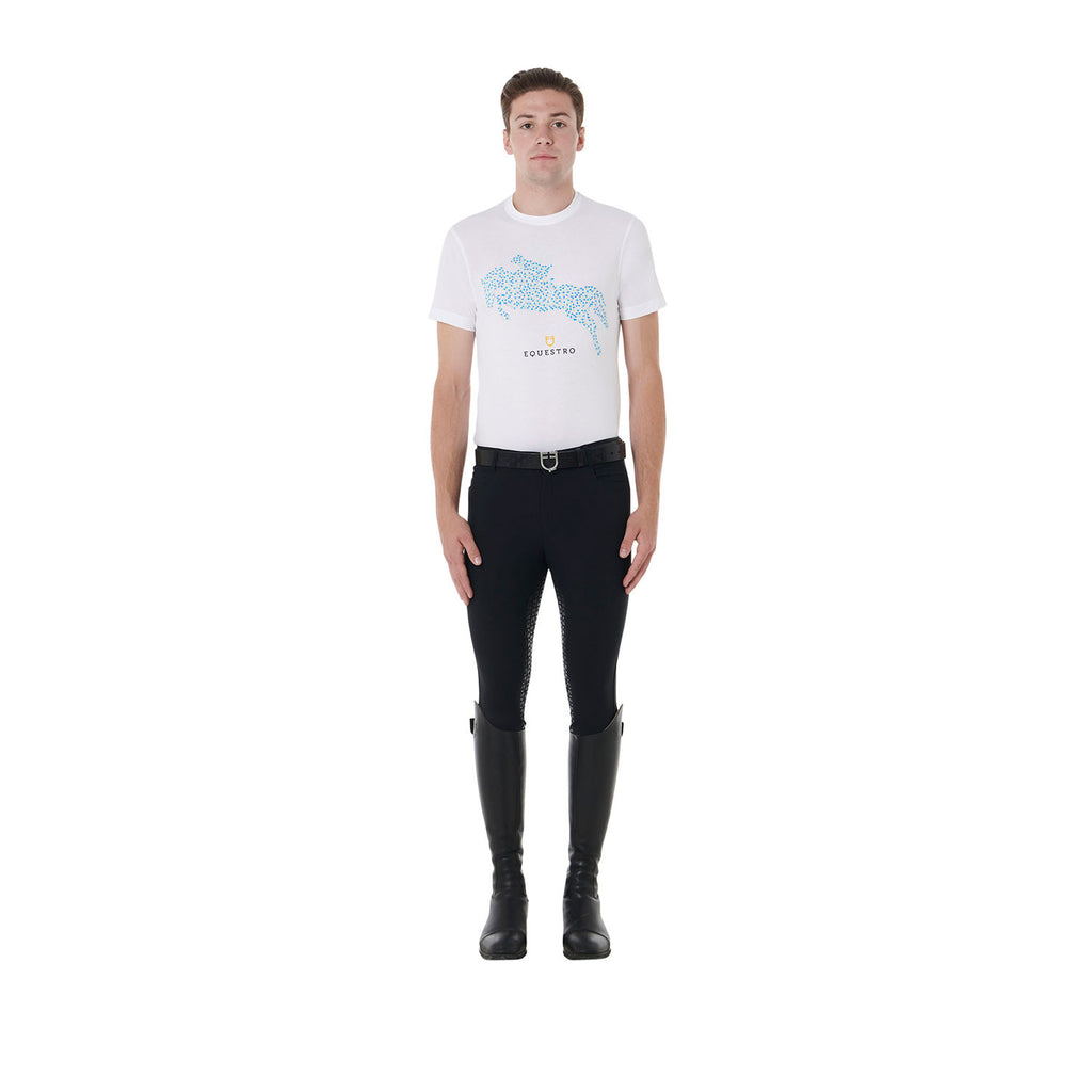 Men's slim fit Jump print cotton t-shirt