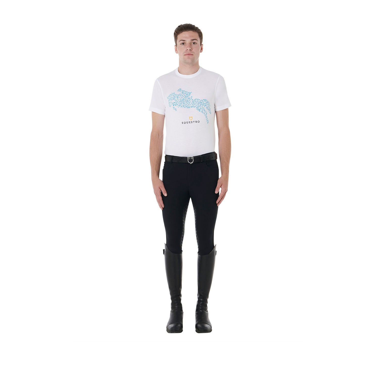 Men's slim fit Jump print cotton t-shirt