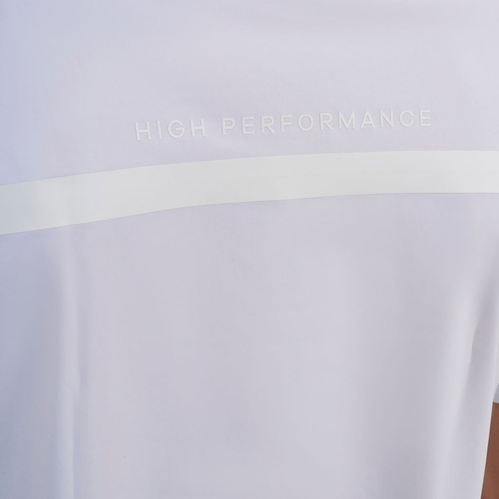 Equestro Ridertechnology men's competition polo shirt short sleeves and zip