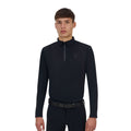 Equestro Ridertechnology men's training polo shirt long sleeves and zip