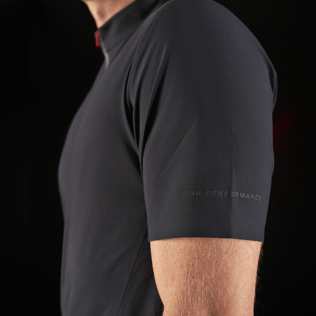 Equestro Ridertechnology men's training polo shirt short sleeves and zip