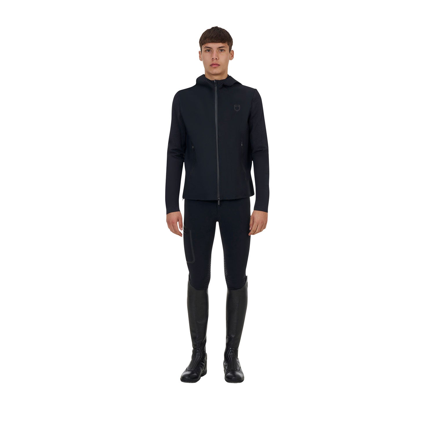 Equestro Ridertechnology men's technical hooded sweatshirt