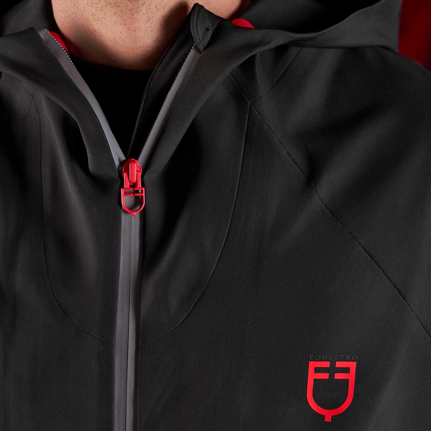Equestro Ridertechnology men's technical hooded sweatshirt