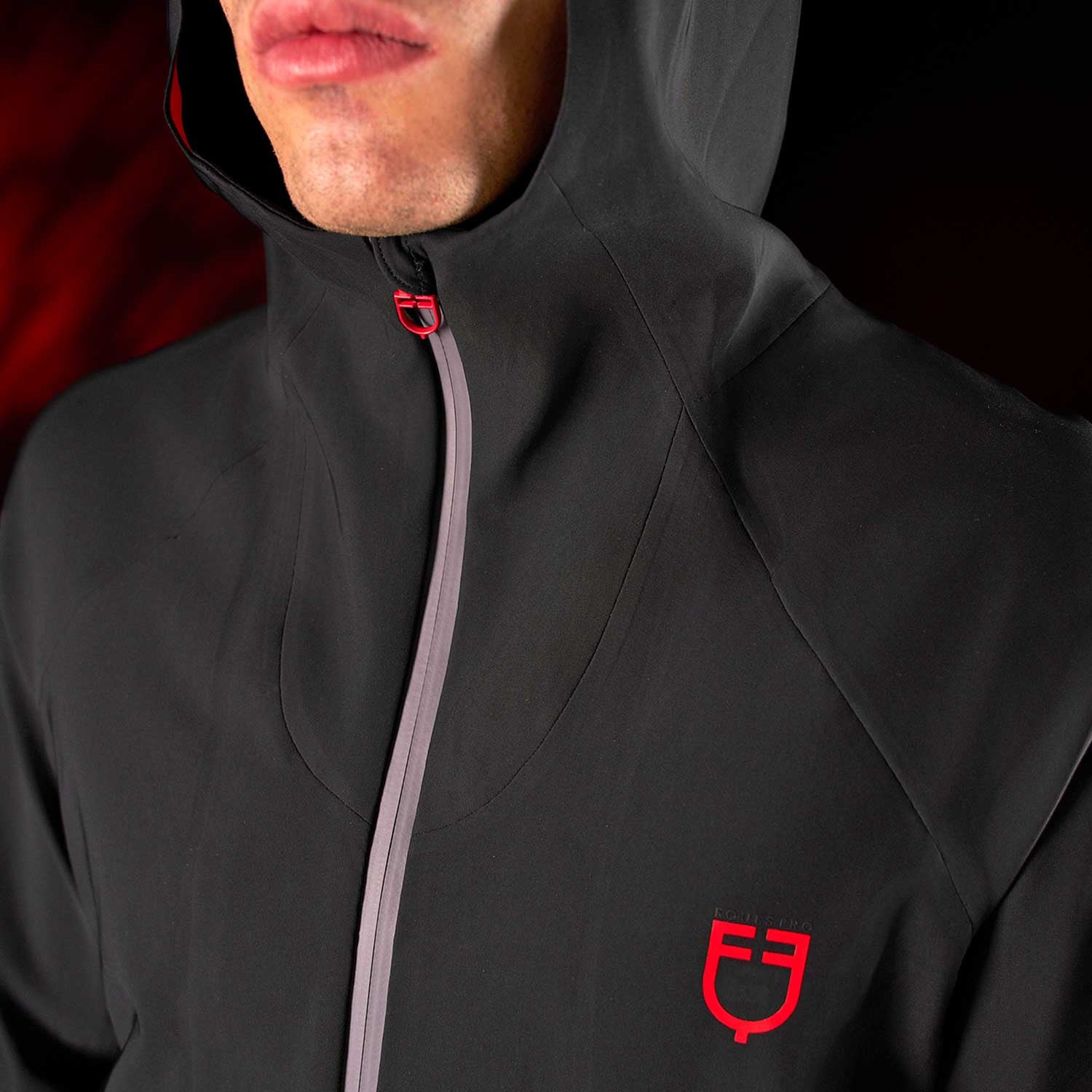 Equestro Ridertechnology men's technical hooded sweatshirt