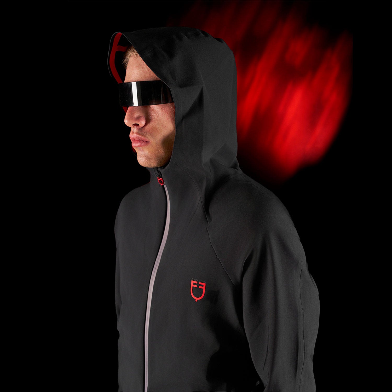 Equestro Ridertechnology men's technical hooded sweatshirt