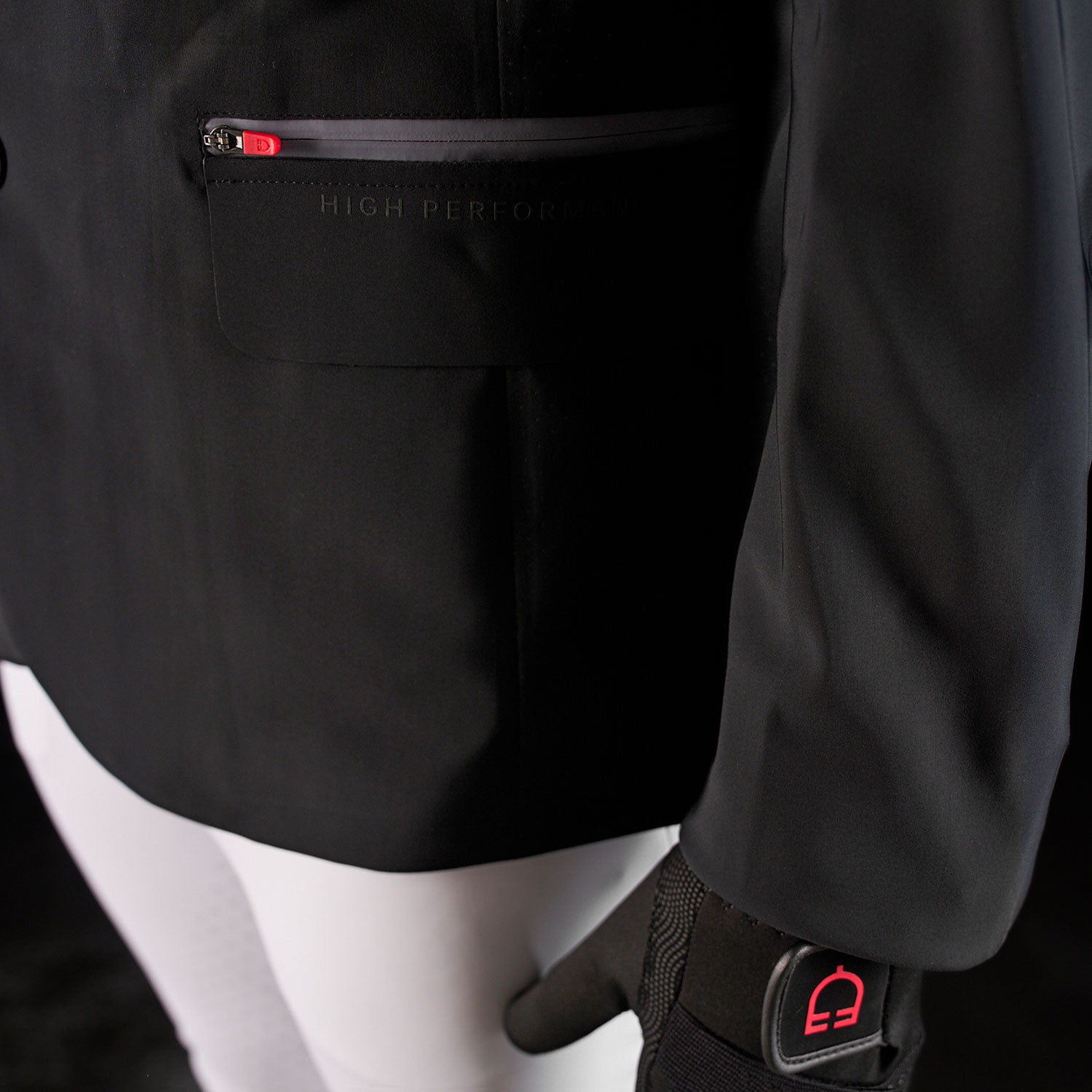 Equestro Ridertechnology men's competition jacket heat-sealed seams
