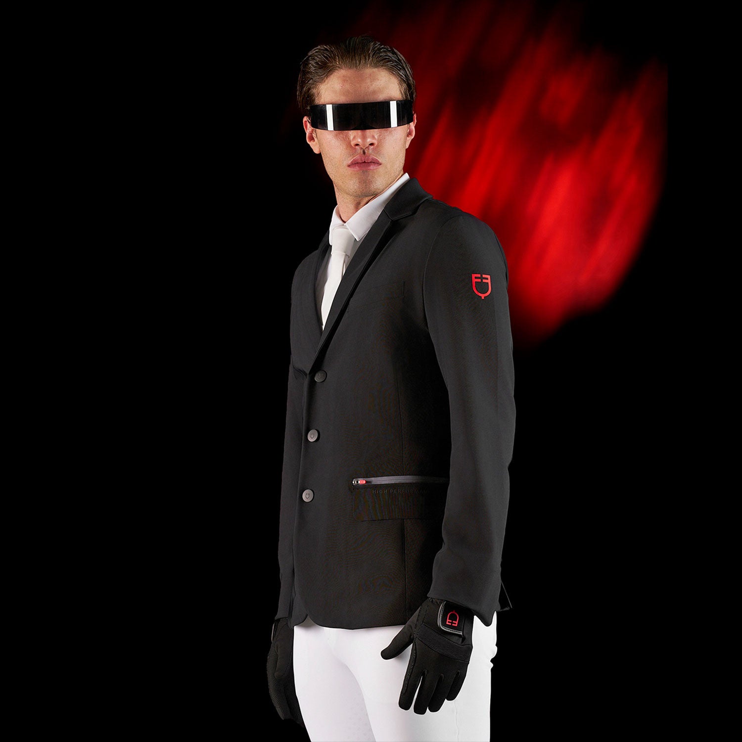 Equestro Ridertechnology men's competition jacket heat-sealed seams