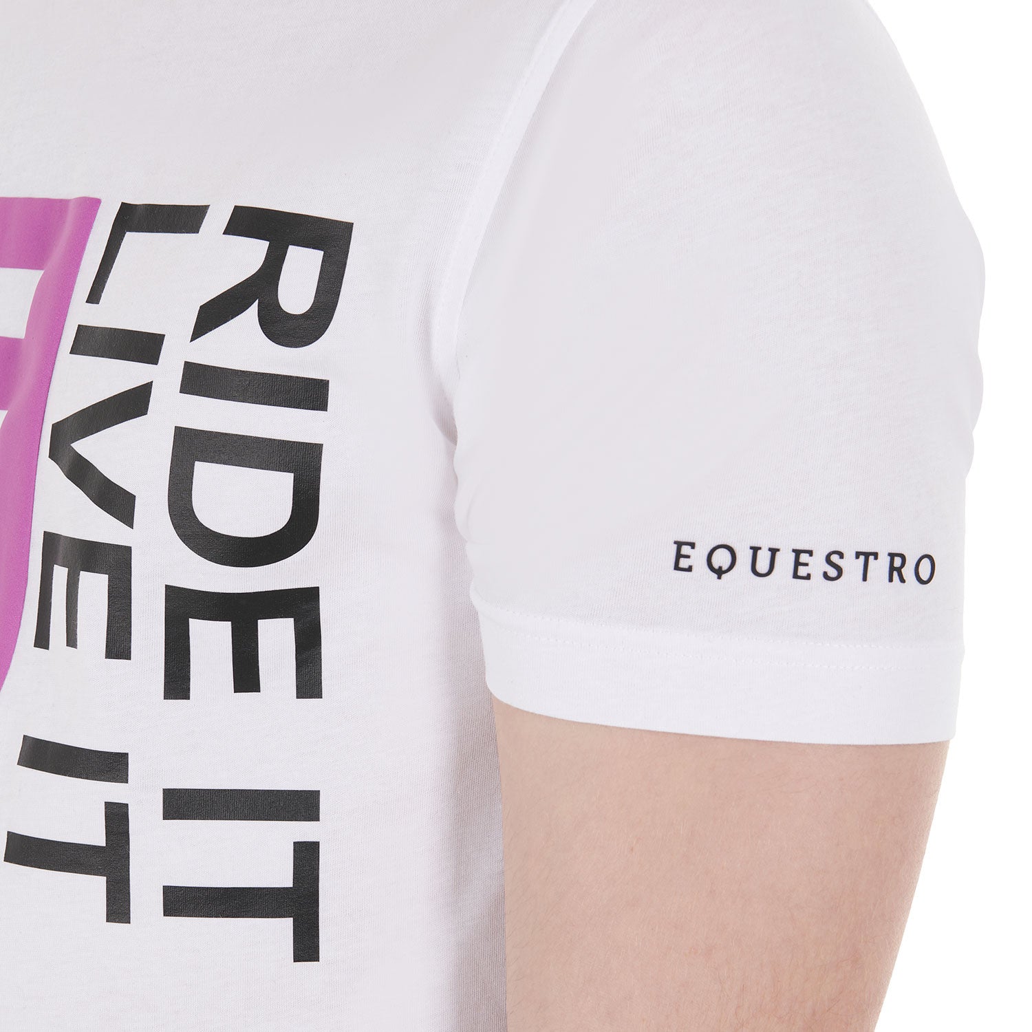 Men's Ride It Live It slim fit T-shirt with logo