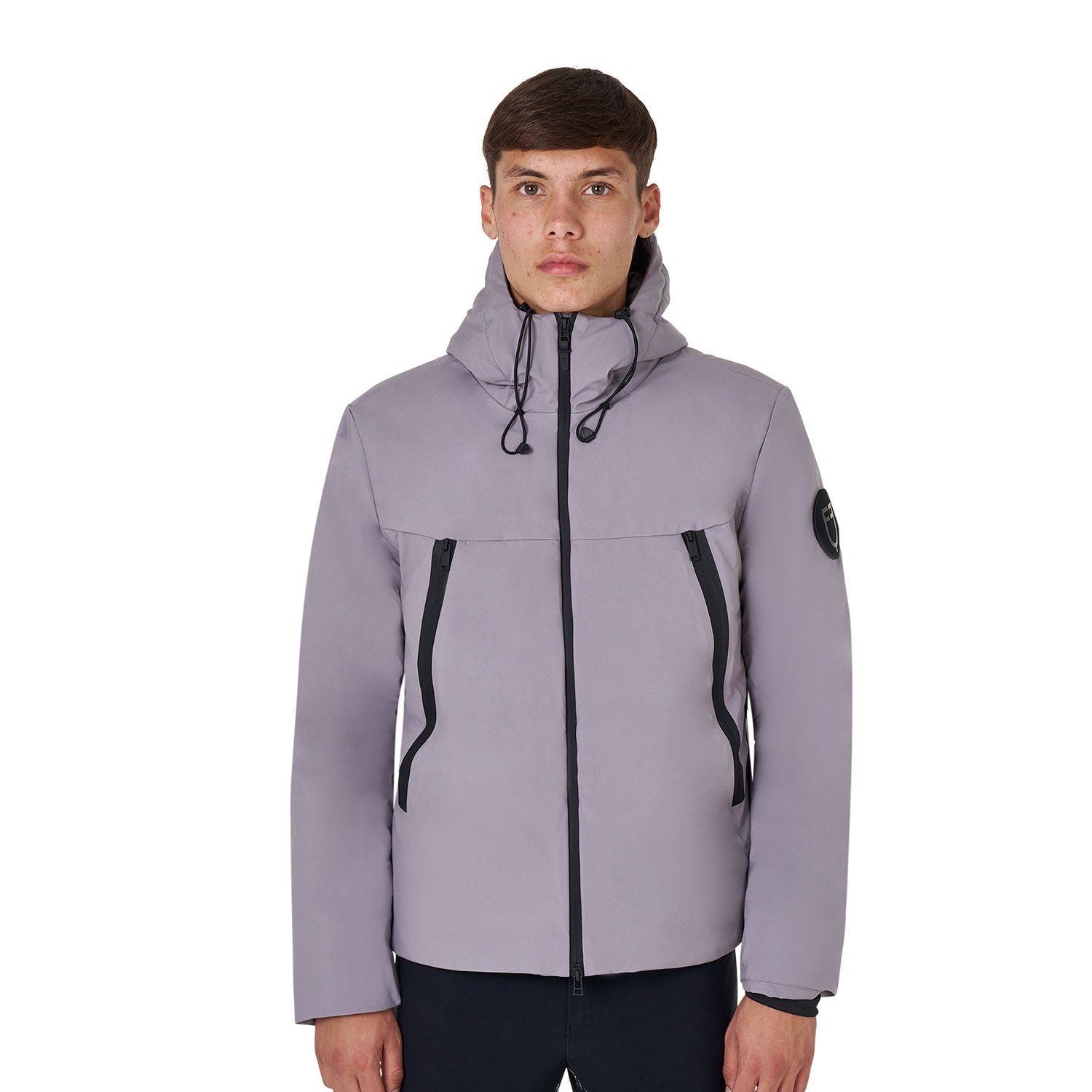 Equestro Men's waterproof and windproof jacket in nylon