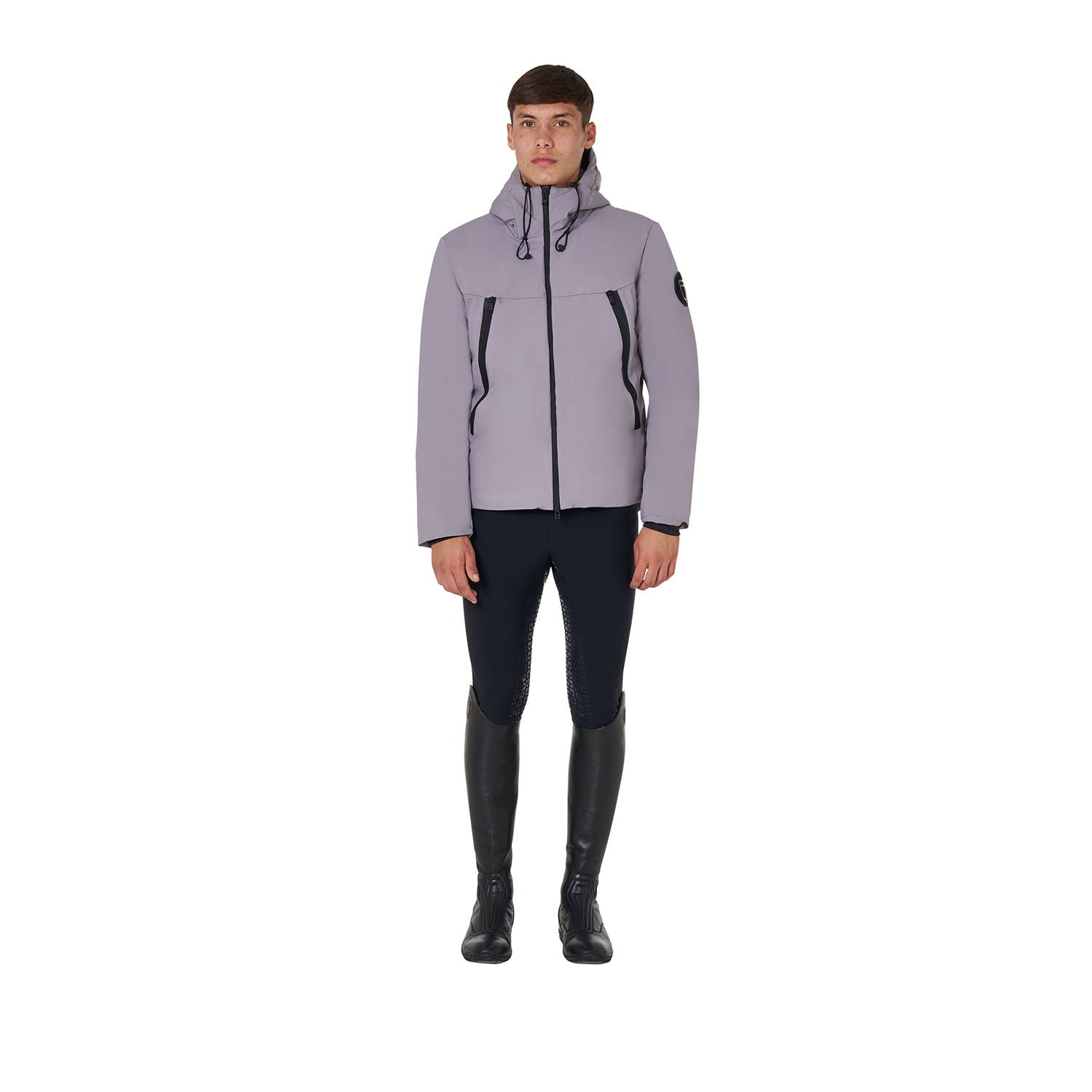 Men's waterproof and windproof jacket in nylon