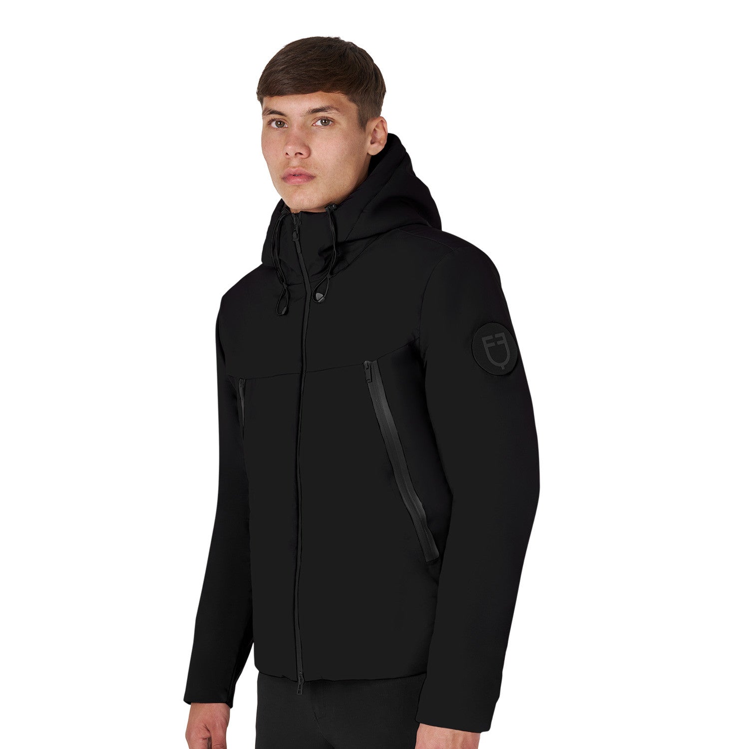 Men's waterproof and windproof jacket in nylon
